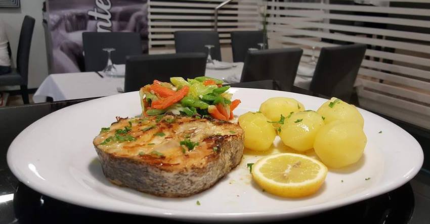 Pescada grelhada